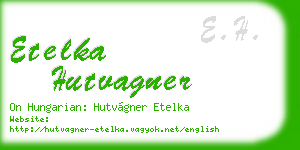 etelka hutvagner business card